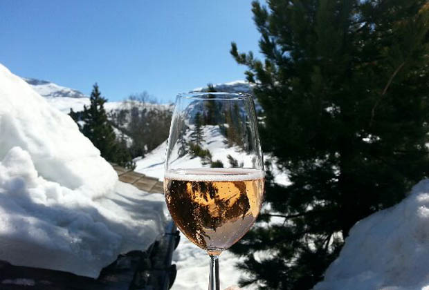 Test de champagnes en altitude